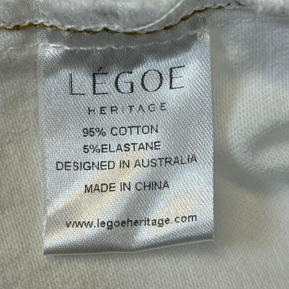 Legoe Heritage Rome denim White maternity shirt dress Women’s size 6 (Medium) - Picture 7 of 10